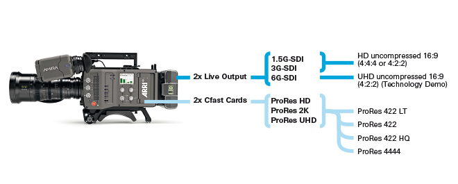 ARRI Amira Workflow Diagram