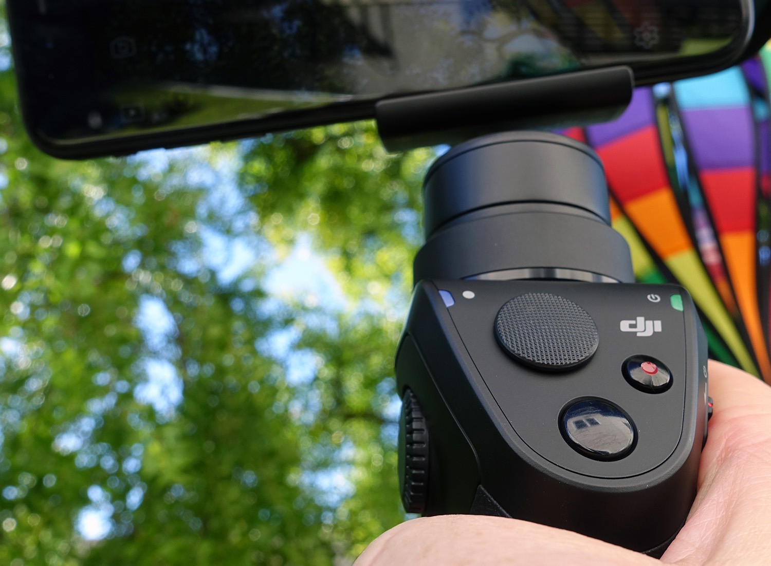 DJI Osmo Mobile Review controls